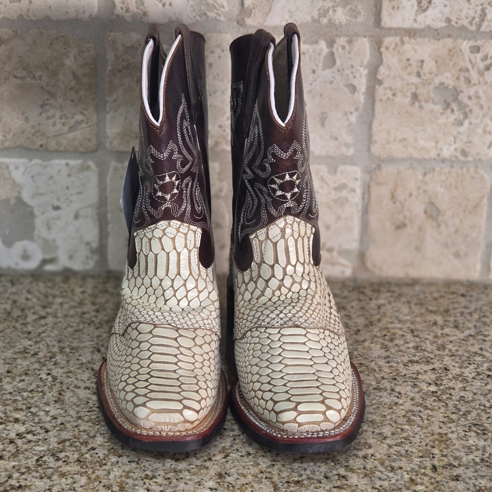 Pistolero Kids Phyton Cowboy Boots - Picture 4 of 10